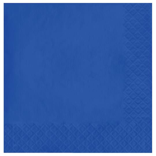Hoffmaster Luncheon Napkins, 50ct. in Cobalt Blue | 6.5" x 6.5" | Michaels®